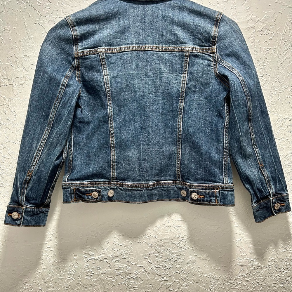 Old Navy Blue jean jacket size xs - Picture 2 of 10